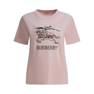 Burberry Cotton  T-Shirt With Ekd Tag Size M Women